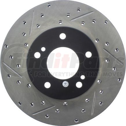 StopTech 127.42050R Disc Brake Rotor StopTech Sport Drilled & Slotted Brake Rotor; Front Right