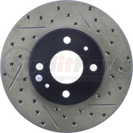 127.42056L by STOPTECH - StopTech Sport Drilled & Slotted Brake Rotor; Front Left