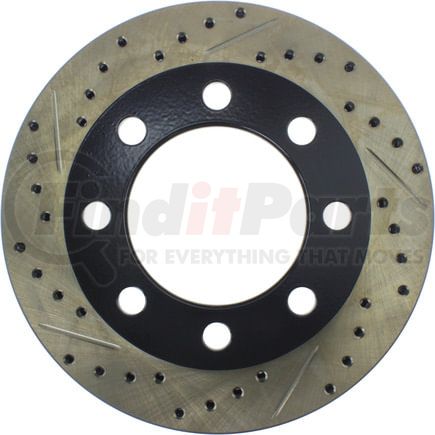127.67024R by STOPTECH - StopTech Sport Drilled & Slotted Brake Rotor; Front Right