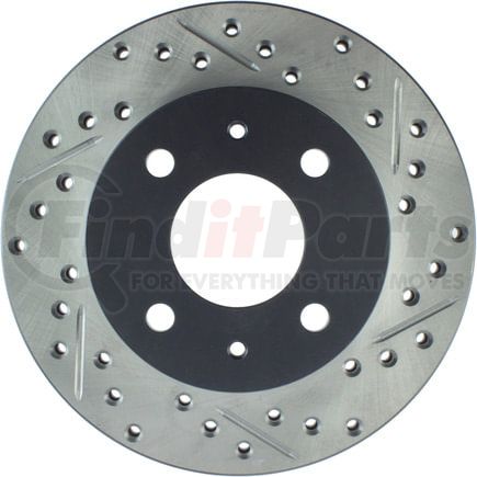 127.42060L by STOPTECH - Sport Drilled & Slotted Brake Rotor, Front Left