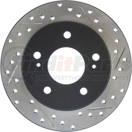 127.42062CL by STOPTECH - StopTech Sport Cryo Drilled & Slotted Brake Rotor; Rear Left