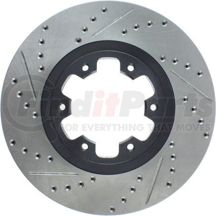 127.42068R by STOPTECH - StopTech Sport Drilled & Slotted Brake Rotor; Front Right