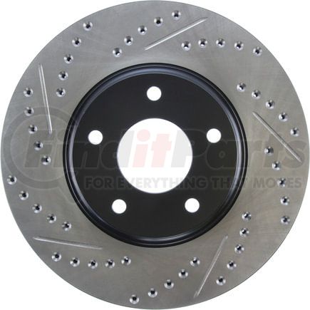 127.42070R by STOPTECH - StopTech Sport Drilled & Slotted Brake Rotor; Front Right