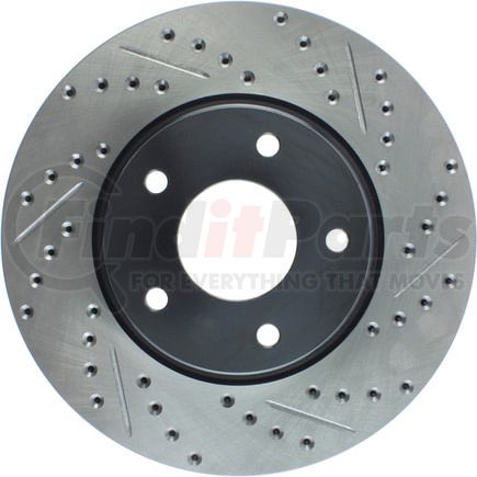 StopTech 127.42071L Disc Brake Rotor StopTech Sport Drilled & Slotted Brake Rotor; Front Left
