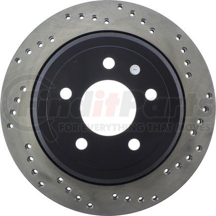 128.61073L by STOPTECH - StopTech Sport Cross Drilled Brake Rotor; Rear Left