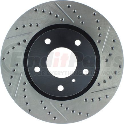 127.42074L by STOPTECH - StopTech Sport Drilled & Slotted Brake Rotor; Front Left