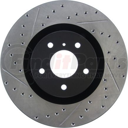 StopTech 127.42076CR Disc Brake Rotor StopTech Sport Cryo Drilled & Slotted Brake Rotor; Front Right