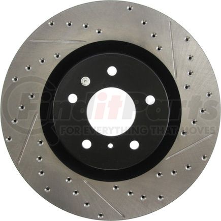 127.42076L by STOPTECH - StopTech Sport Drilled & Slotted Brake Rotor; Front Left