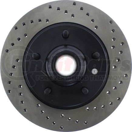 128.65055L by STOPTECH - Sport Cross Drilled Brake Rotor, Front Left