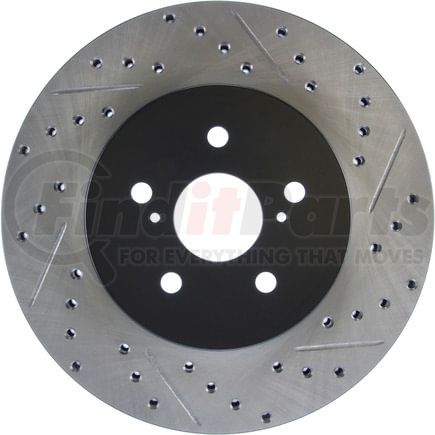 127.44130L by STOPTECH - StopTech Sport Drilled & Slotted Brake Rotor; Front Left