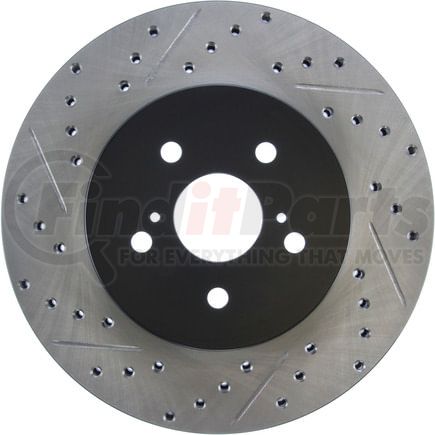 127.44130R by STOPTECH - StopTech Sport Drilled & Slotted Brake Rotor; Front Right