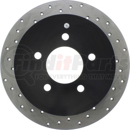 128.65085R by STOPTECH - StopTech Sport Cross Drilled Brake Rotor; Rear Right