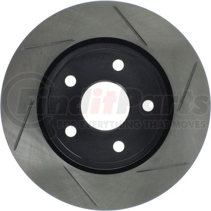 StopTech 126.58001SL Disc Brake Rotor StopTech Sport Slotted Brake Rotor; Front Left