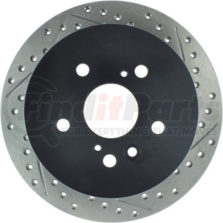StopTech 127.44132L Disc Brake Rotor StopTech Sport Drilled & Slotted Brake Rotor; Rear Left
