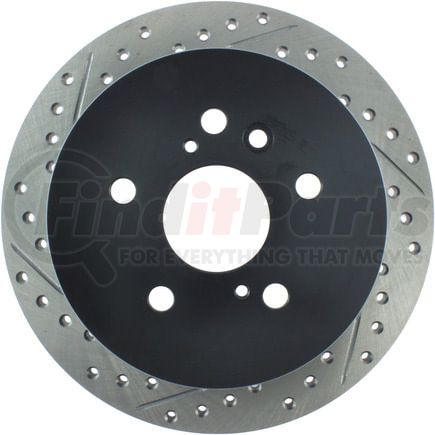 StopTech 127.44132R Disc Brake Rotor StopTech Sport Drilled & Slotted Brake Rotor; Rear Right