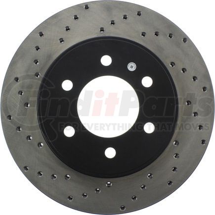 128.65100R by STOPTECH - StopTech Sport Cross Drilled Brake Rotor; Front Right