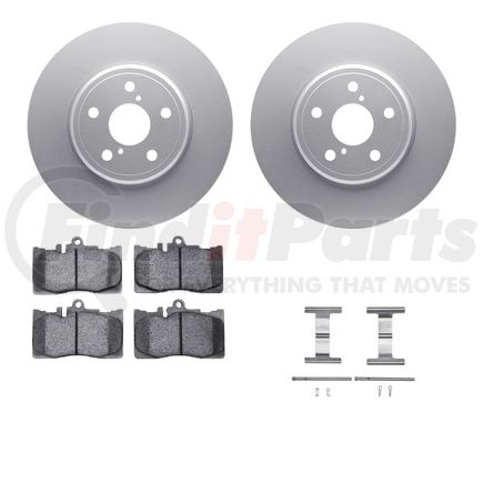 4512-75044 by DYNAMIC FRICTION COMPANY - GEOSPEC Coated Rotors with 5000 Brake Pads - Ceramic and Hardware