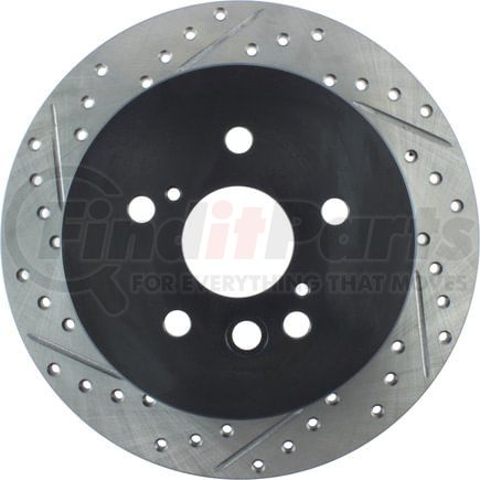 127.44134R by STOPTECH - StopTech Sport Drilled & Slotted Brake Rotor; Rear Right
