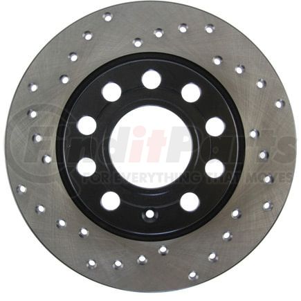 128.33108R by STOPTECH - StopTech Sport Cross Drilled Brake Rotor; Rear Right