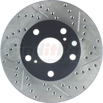 127.44136L by STOPTECH - StopTech Sport Drilled & Slotted Brake Rotor; Front Left