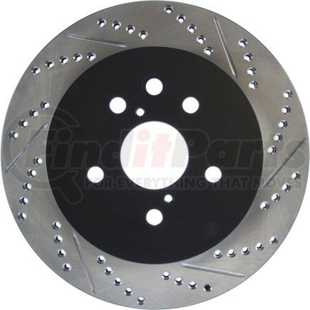 127.44141L by STOPTECH - StopTech Sport Drilled & Slotted Brake Rotor; Rear Left