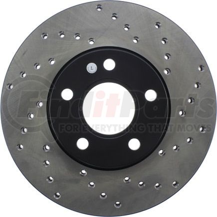 128.65132L by STOPTECH - StopTech Sport Cross Drilled Brake Rotor; Front Left