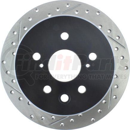 127.44142CR by STOPTECH - StopTech Sport Cryo Drilled & Slotted Brake Rotor; Rear Right