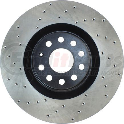 128.33112R by STOPTECH - StopTech Sport Cross Drilled Brake Rotor; Front Right