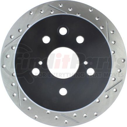 127.44142L by STOPTECH - StopTech Sport Drilled & Slotted Brake Rotor; Rear Left