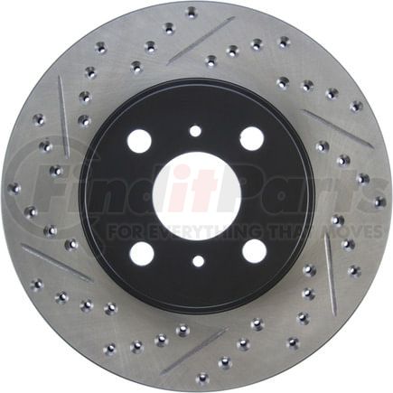 StopTech 127.44143CR Disc Brake Rotor StopTech Sport Cryo Drilled & Slotted Brake Rotor; Front Right
