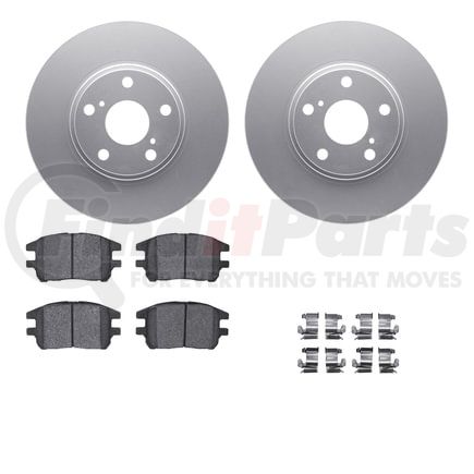 4512-76112 by DYNAMIC FRICTION COMPANY - GEOSPEC Coated Rotors with 5000 Brake Pads - Ceramic and Hardware