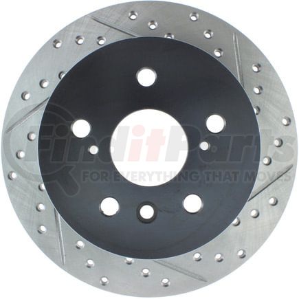 127.44144L by STOPTECH - StopTech Sport Drilled & Slotted Brake Rotor; Rear Left
