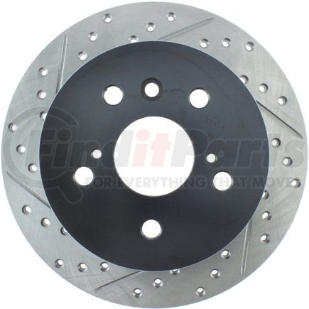 127.44144R by STOPTECH - StopTech Sport Drilled & Slotted Brake Rotor; Rear Right