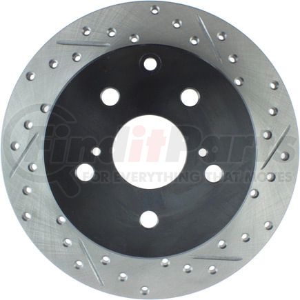 127.44145L by STOPTECH - StopTech Sport Drilled & Slotted Brake Rotor; Rear Left