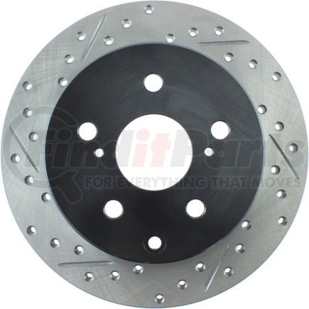 127.44145R by STOPTECH - StopTech Sport Drilled & Slotted Brake Rotor; Rear Right
