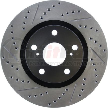 127.44146CR by STOPTECH - StopTech Sport Cryo Drilled & Slotted Brake Rotor; Front Right