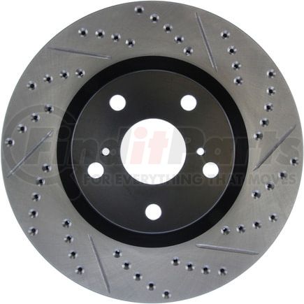 127.44146L by STOPTECH - StopTech Sport Drilled & Slotted Brake Rotor; Front Left