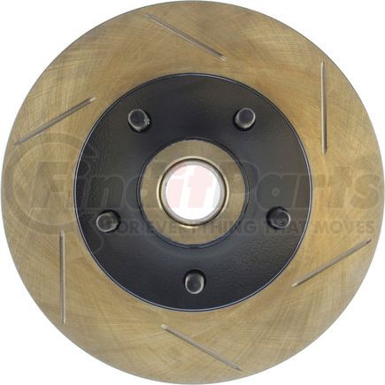 StopTech 126.61007SL Disc Brake Rotor Sport Slotted Brake Rotor, Front Left