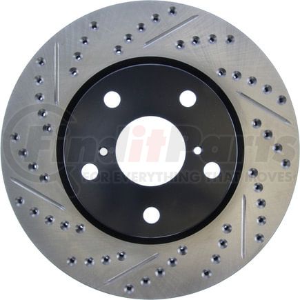 127.44147R by STOPTECH - StopTech Sport Drilled & Slotted Brake Rotor; Front Right