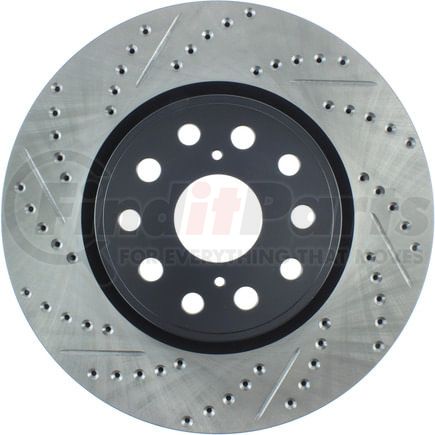 127.44148R by STOPTECH - StopTech Sport Drilled & Slotted Brake Rotor; Front Right