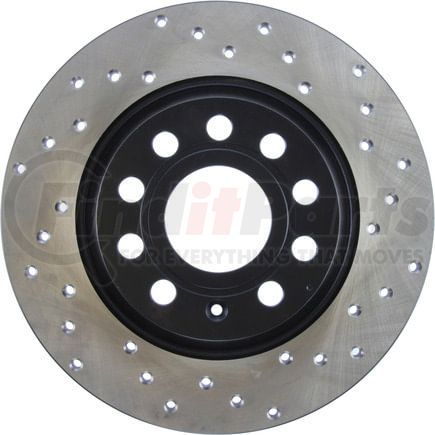 128.33129L by STOPTECH - StopTech Sport Cross Drilled Brake Rotor; Rear Left