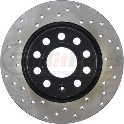 128.33129R by STOPTECH - StopTech Sport Cross Drilled Brake Rotor; Rear Right