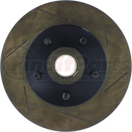 126.61010SL by STOPTECH - Sport Slotted Brake Rotor, Front Left