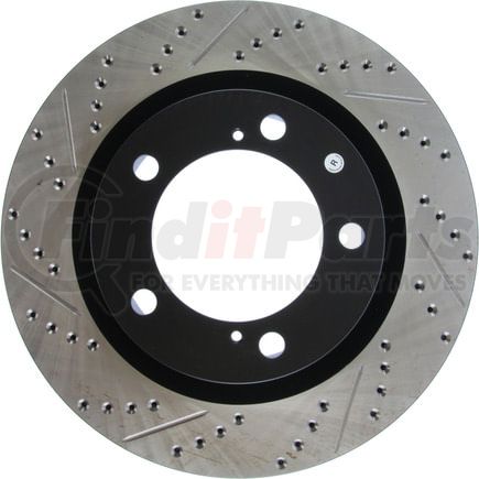 127.44156R by STOPTECH - StopTech Sport Drilled & Slotted Brake Rotor; Front Right
