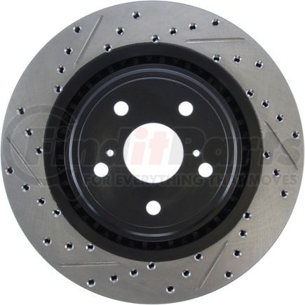 127.44158R by STOPTECH - StopTech Sport Drilled & Slotted Brake Rotor; Front Right