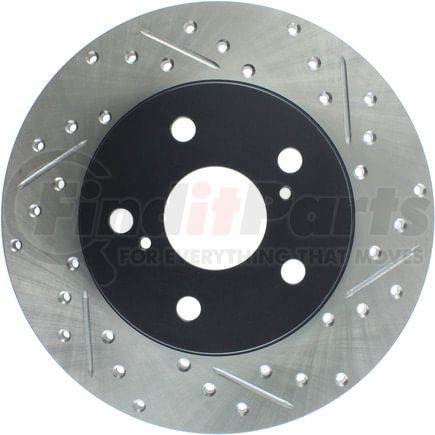 127.44161L by STOPTECH - StopTech Sport Drilled & Slotted Brake Rotor; Rear Left