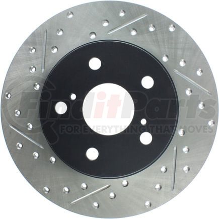 127.44161R by STOPTECH - StopTech Sport Drilled & Slotted Brake Rotor; Rear Right