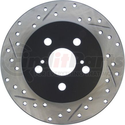 127.44165R by STOPTECH - StopTech Sport Drilled & Slotted Brake Rotor; Rear Right