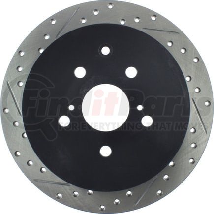 127.44166R by STOPTECH - StopTech Sport Drilled & Slotted Brake Rotor; Rear Right