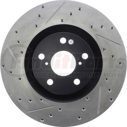 127.44171R by STOPTECH - StopTech Sport Drilled & Slotted Brake Rotor; Front Right